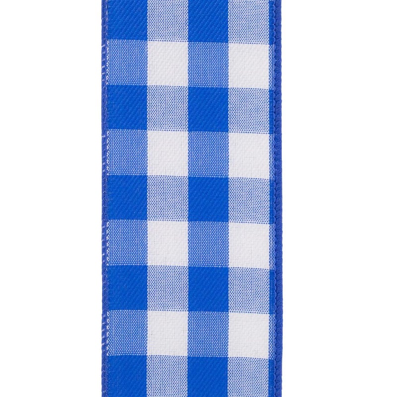 GiftWrap Etc. شريط سلكي مزخرف باللون الأزرق الملكي - 2 1/2 بوصة × 10 ياردات، تغليف عيد الميلاد للهدايا، إكليل، دعم الشرطة، عيد ميلاد، زفاف، ديكور مزرعة، يوم الذكرى - Image 5